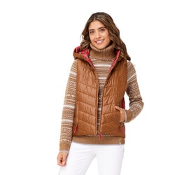 Krimson Klover Vesta Hooded Vest Women's in Pecan